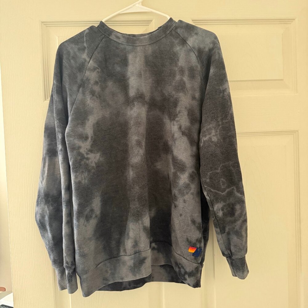 Aviator Nation Hand Dyed Crew Neck Sweatshirt Size Medium